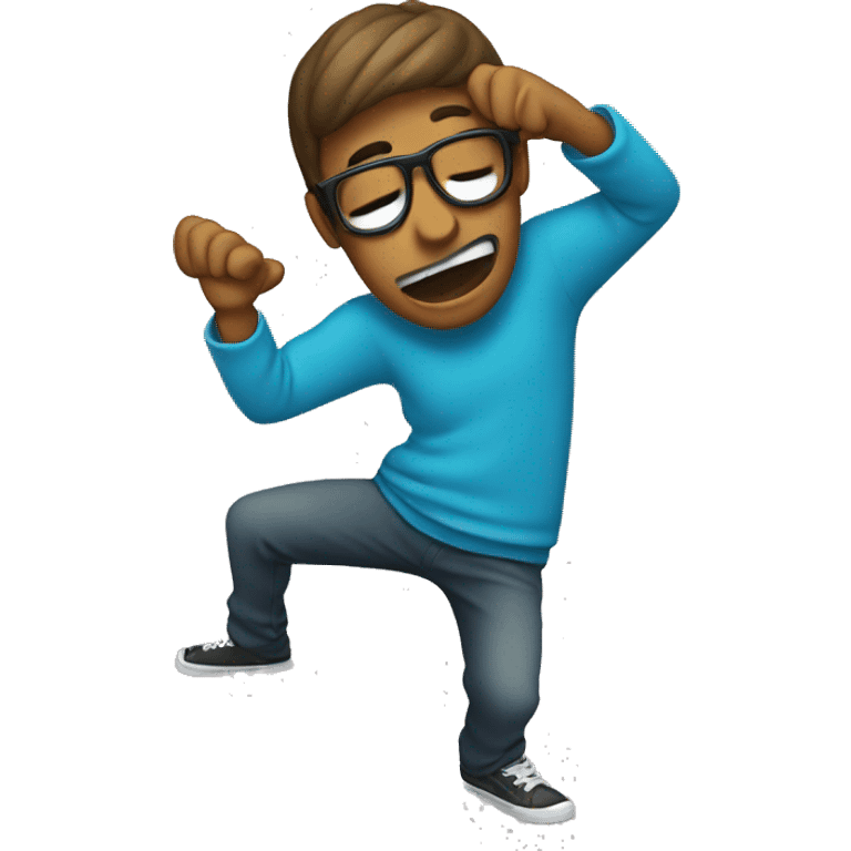 Person dabbing emoji