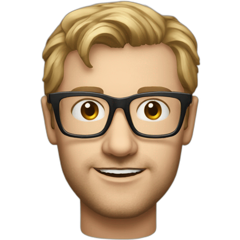 andreas baulig , glasses,  emoji