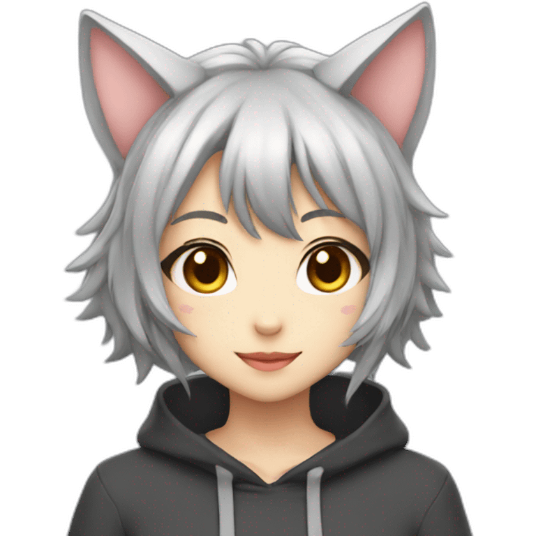 Anime catgirl emoji