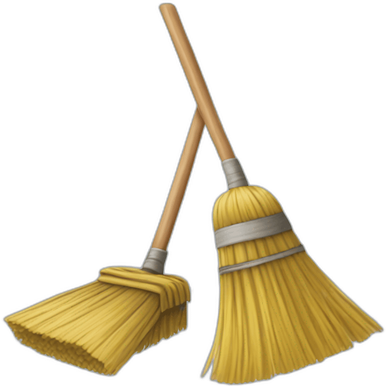 broom round head emoji