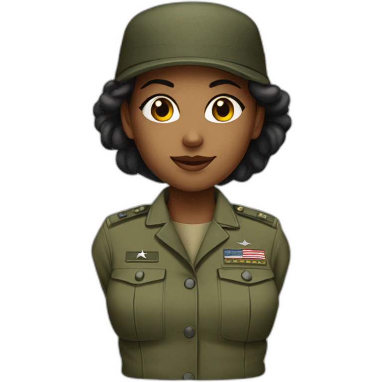 Military girl emoji