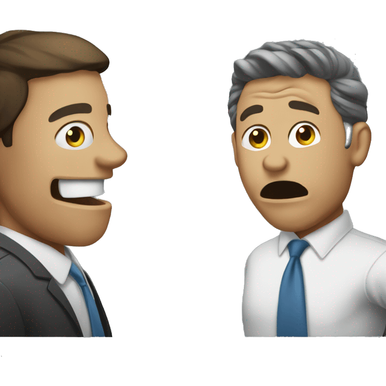 Big mouth annoying coworker won’t stop talking  emoji