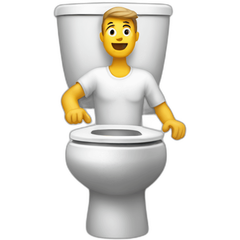 toilet man emoji