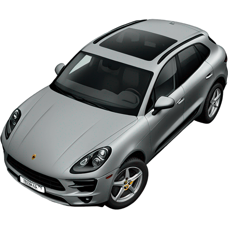 Porsche macan grey  emoji