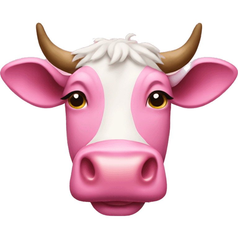 pink cow emoji