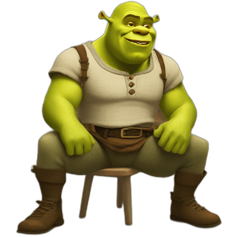 Shrek a l'ecole emoji