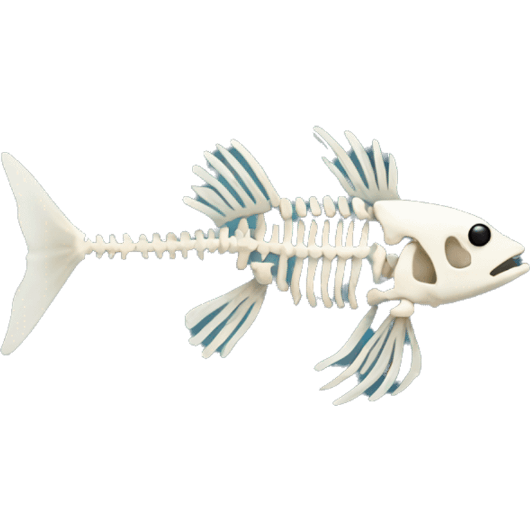 Fish skeleton emoji