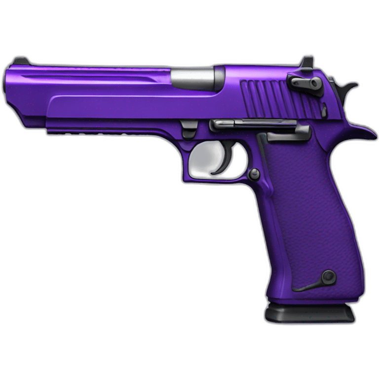 Desert eagle anime roxo emoji