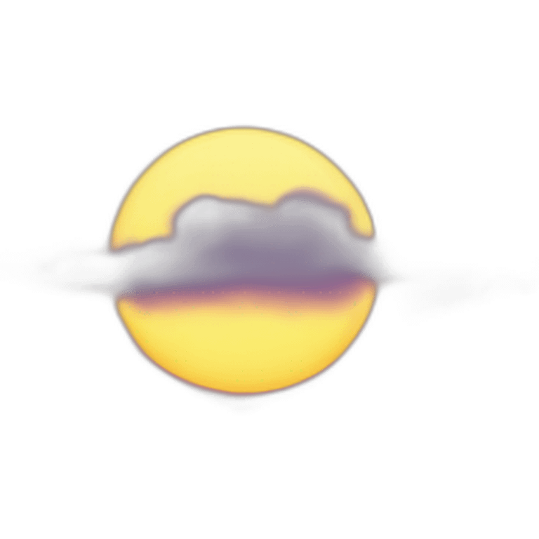 Sun set emoji