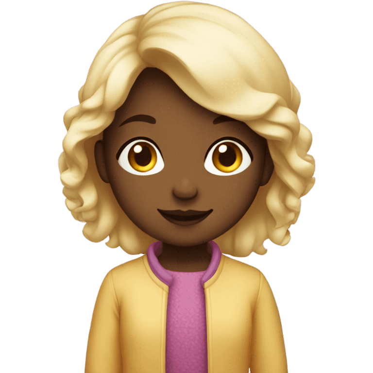 New year small girl emoji