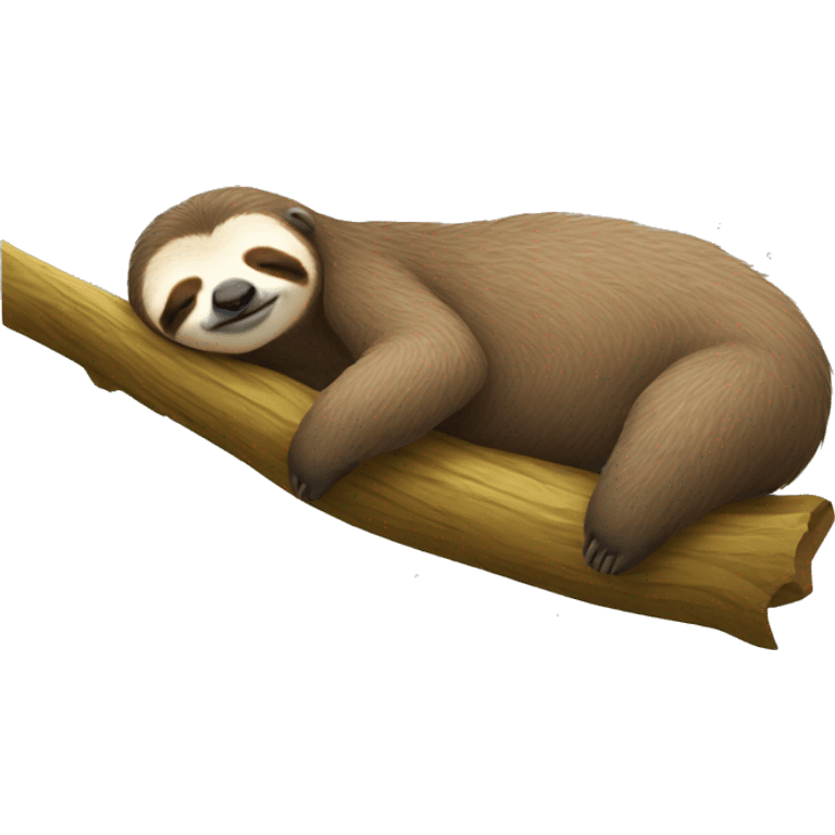 sleeping sloth emoji