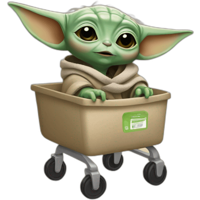 baby yoda shopping emoji