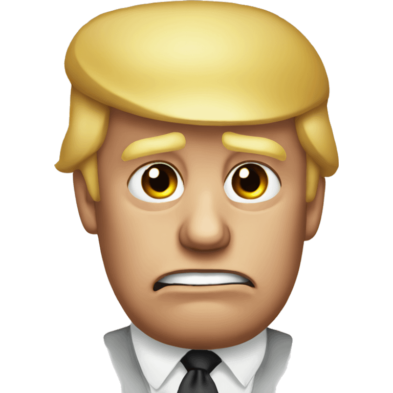 Donald Trump crying emoji