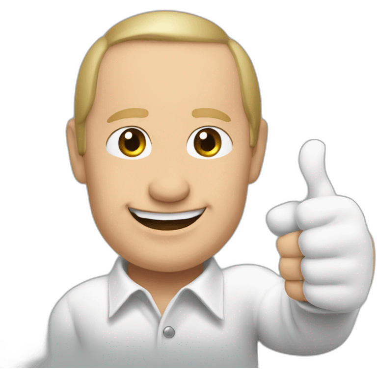 Putin thumbs up emoji