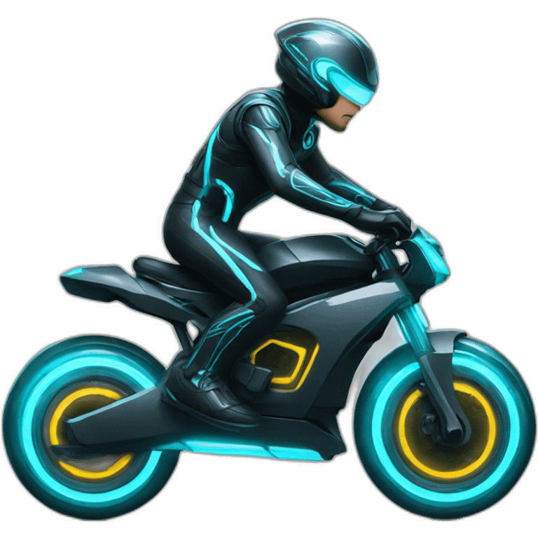 TRON lightcycle run emoji