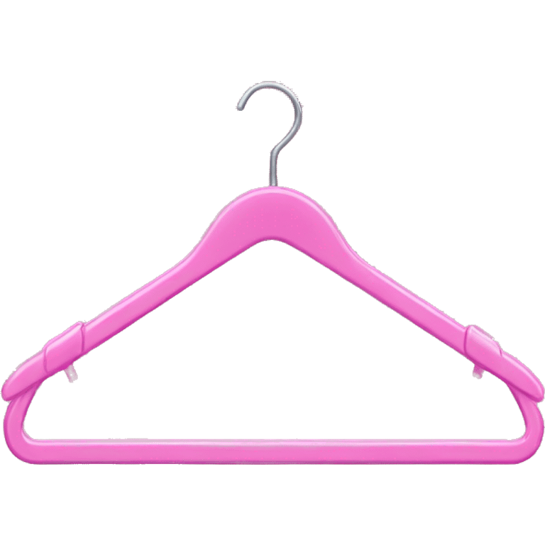 Pink laundry hanger emoji