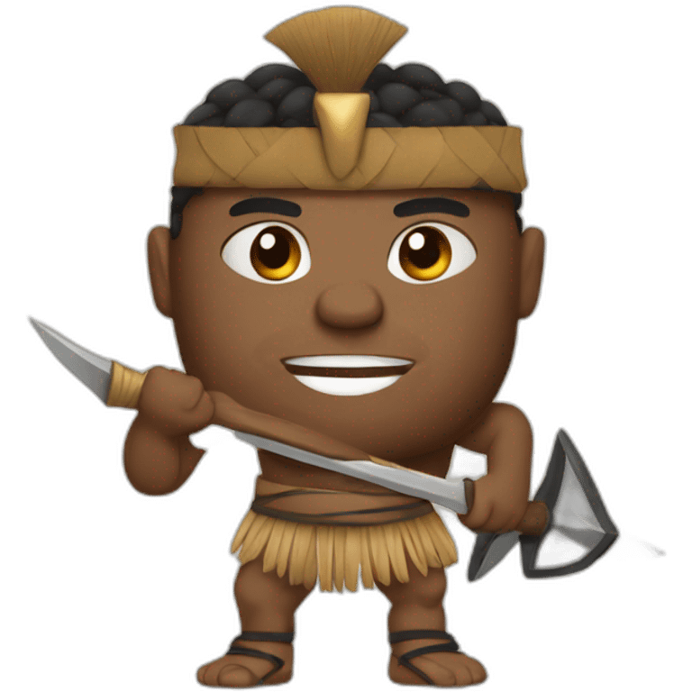 Fijian Warrior emoji