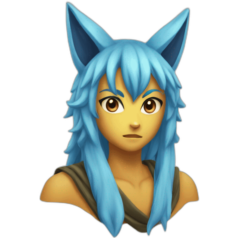 Kurama blue emoji