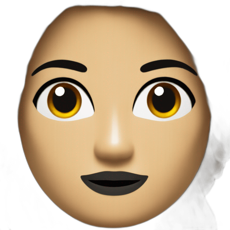 jaconda face as lego woman emoji