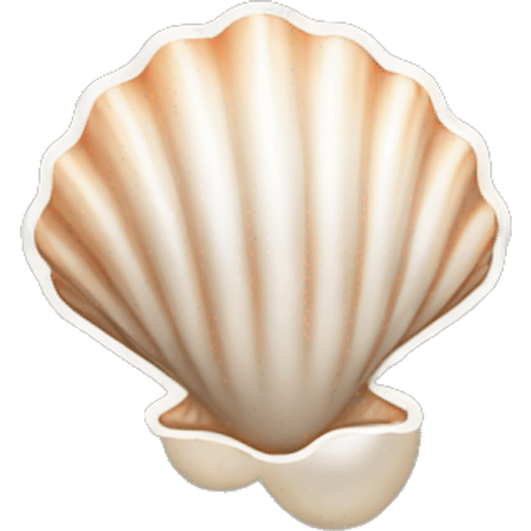 Shell with a pearl  emoji