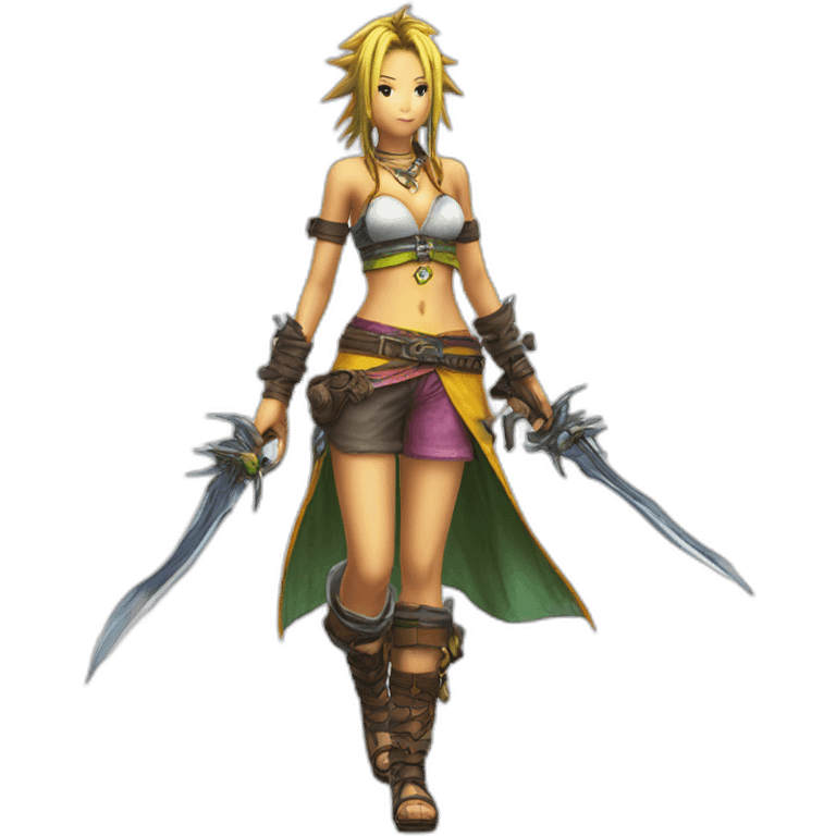 Rikku final fantasy x-2 emoji