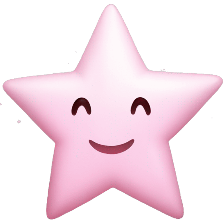 pale pink star sparkle emoji