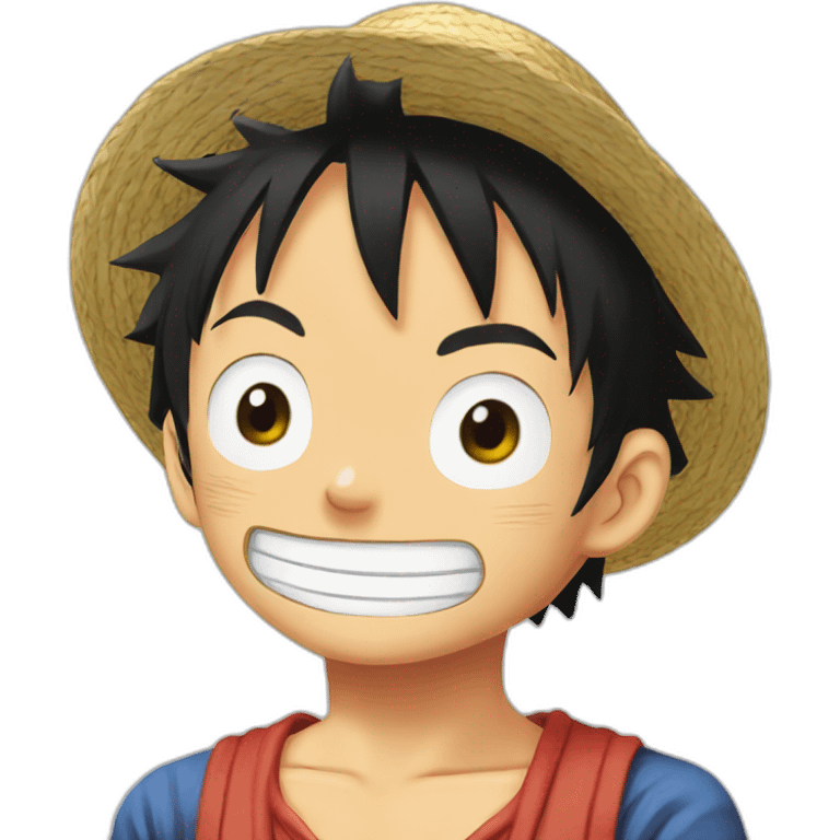 Luffy in anime one piece emoji