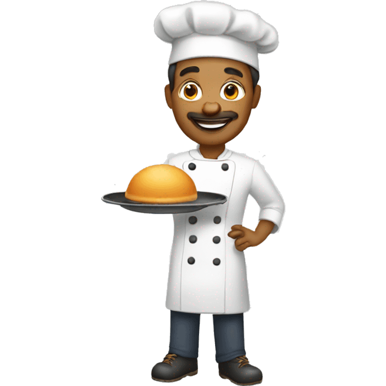 cook with dish emoji