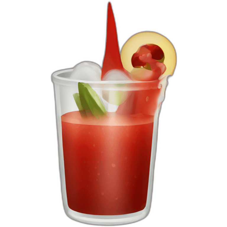 Bloody Mary curse emoji