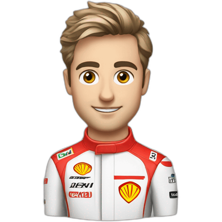 Charles lecler f1 racing ferrari emoji