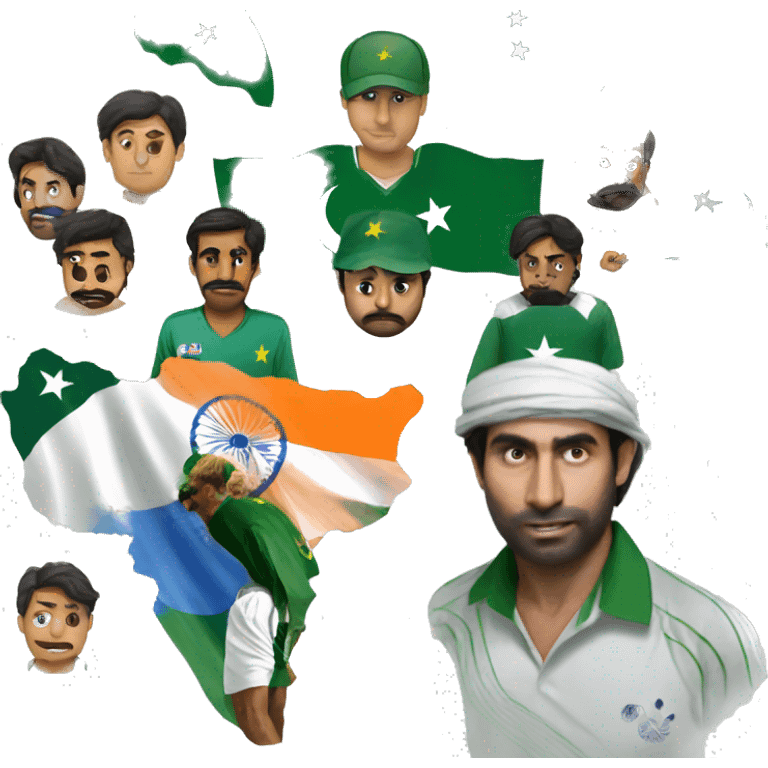 Pakistan vs India  emoji