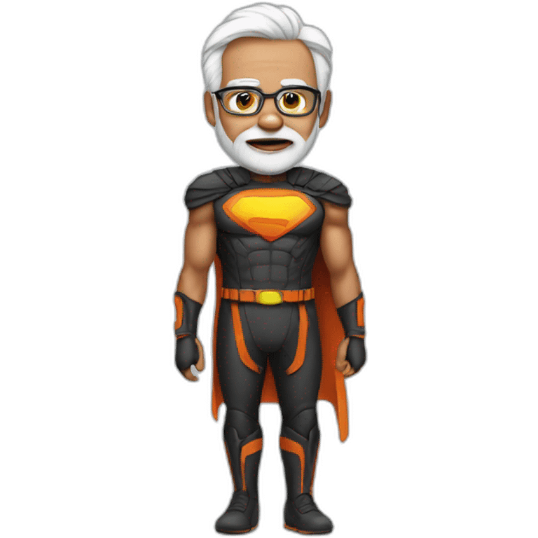 modi super hero emoji