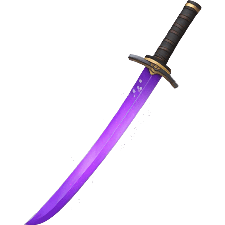 purple katana emoji