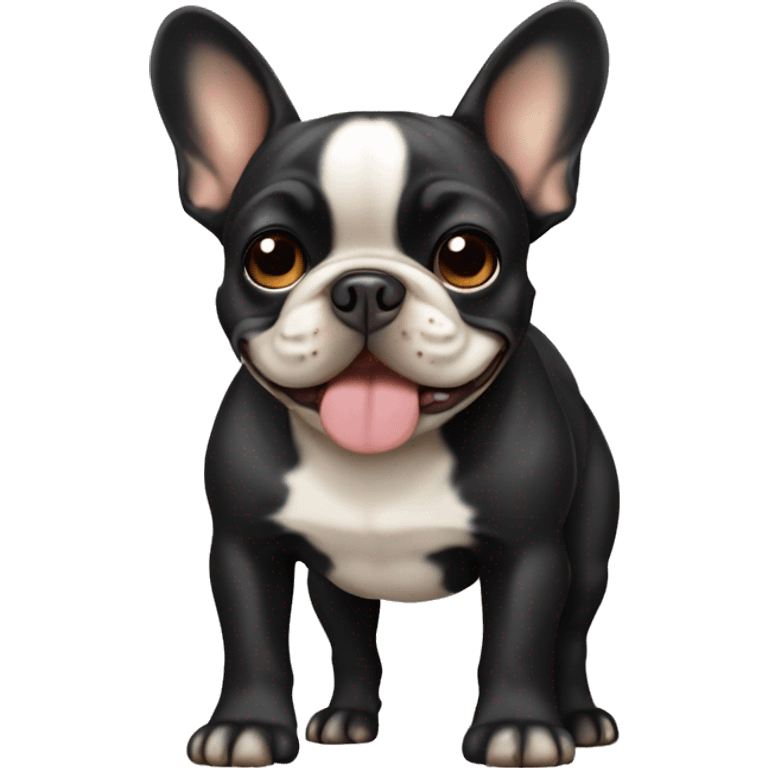 Black and tan french bulldog  emoji