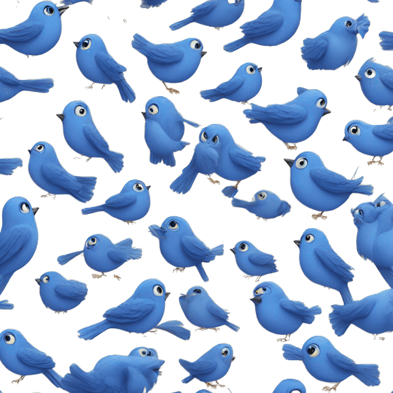 pixar blue bird emoji