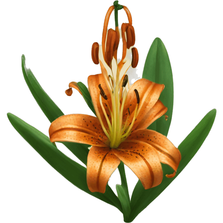 tiger lily emoji