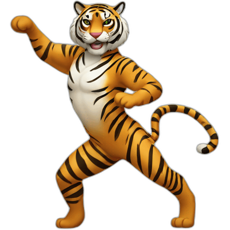 Tigre qui danse emoji