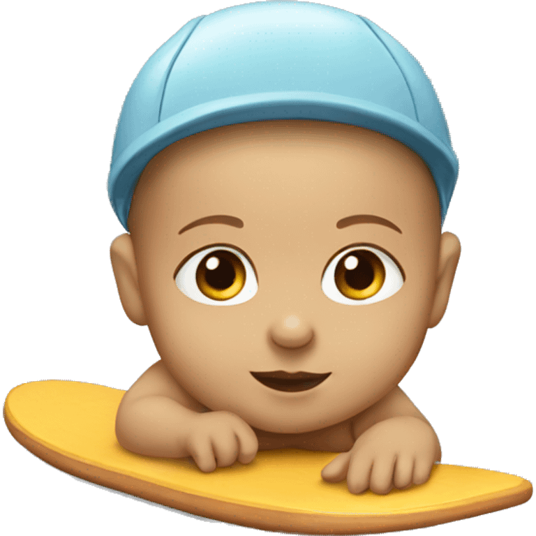 baby on sufboard emoji