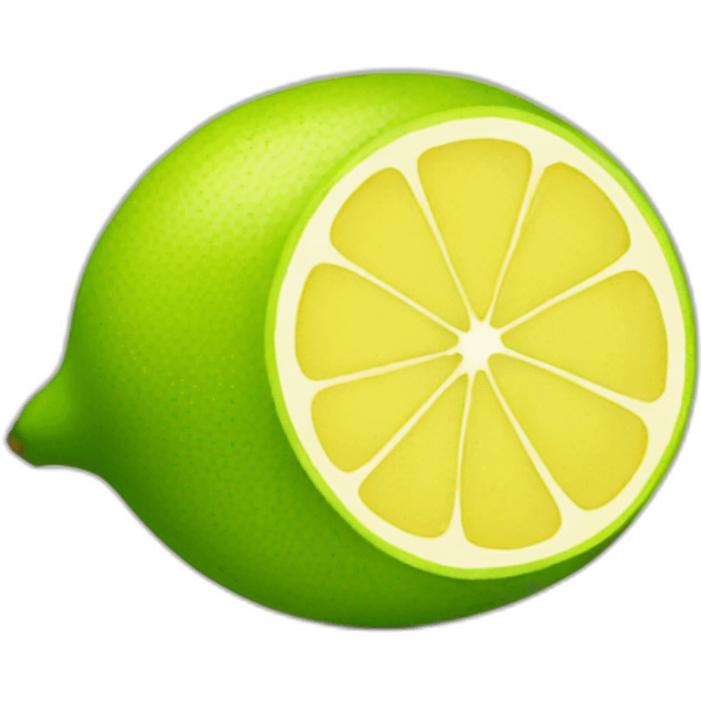 Lemon green emoji