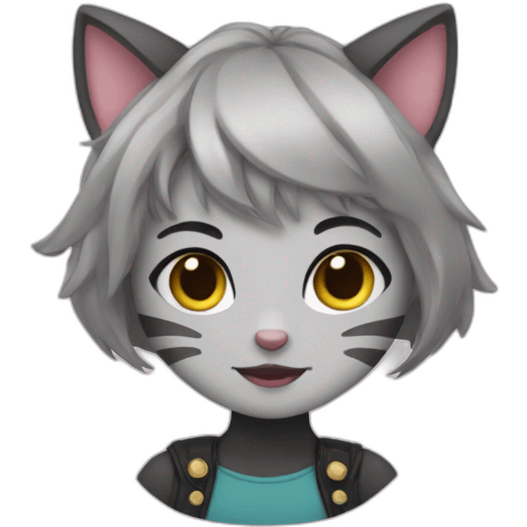 Cat girl emoji