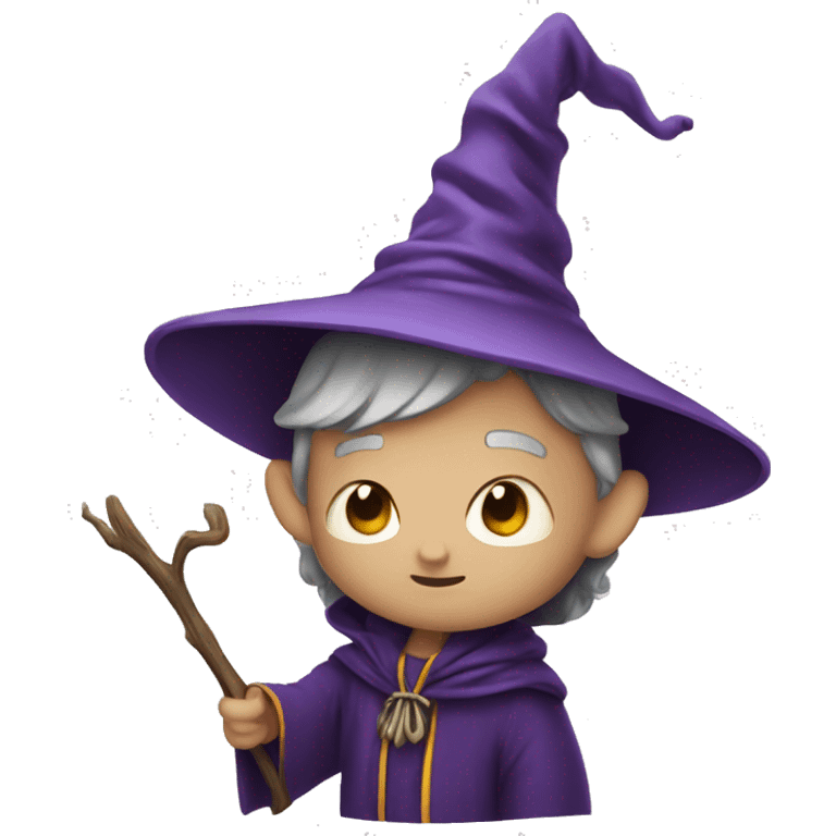 Cute wizard  emoji