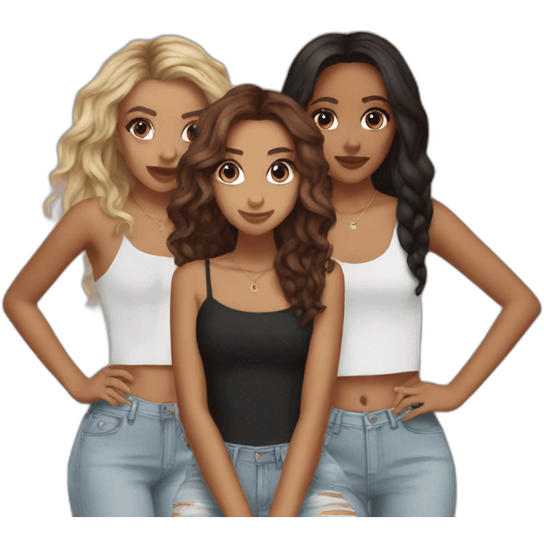 little mix trio emoji