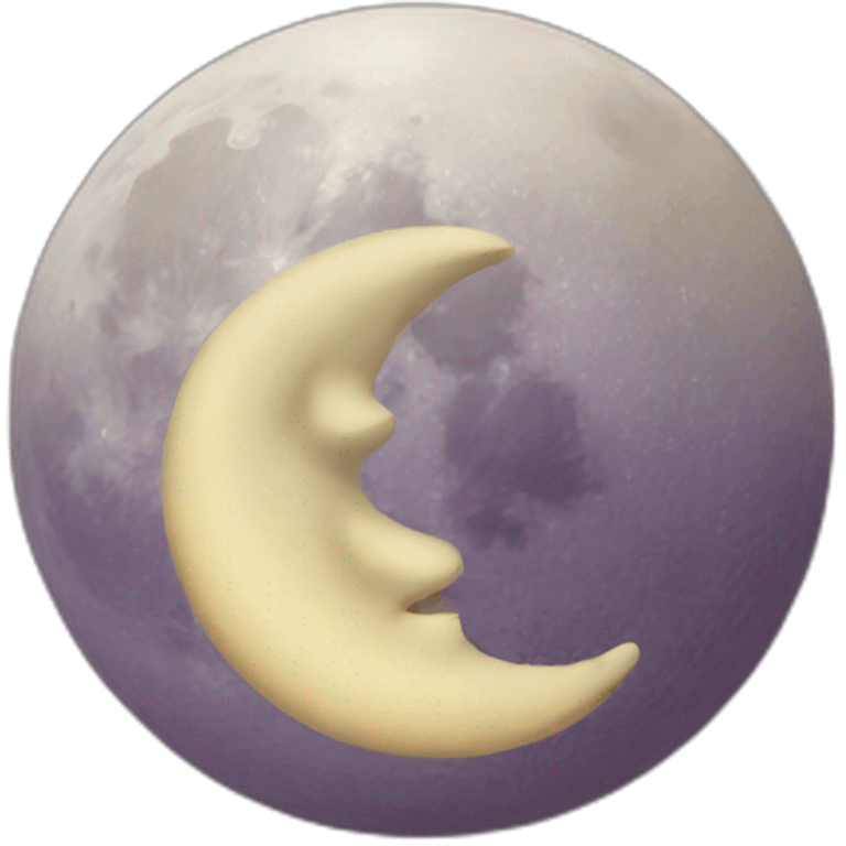 lune bordeaux emoji