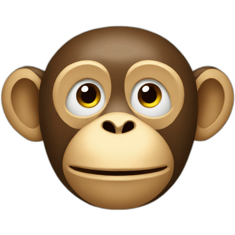 monkey with maths emoji