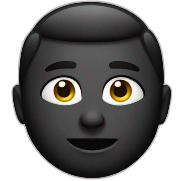 Un noire style avec un taper emoji