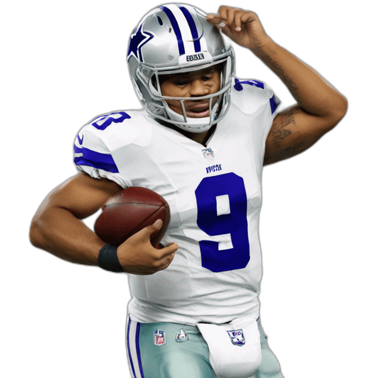 Dak Prescott drunk emoji