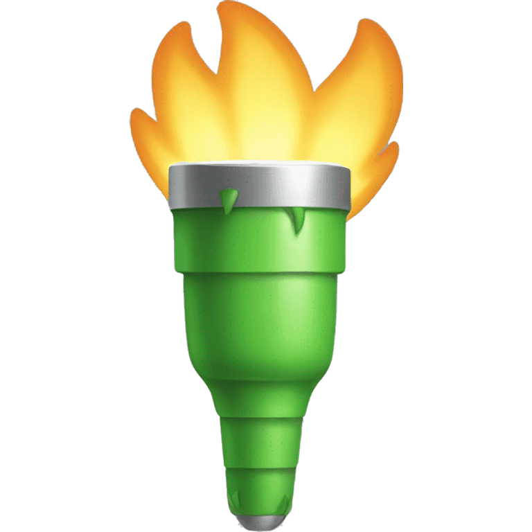 torch with croc logo in the center emoji