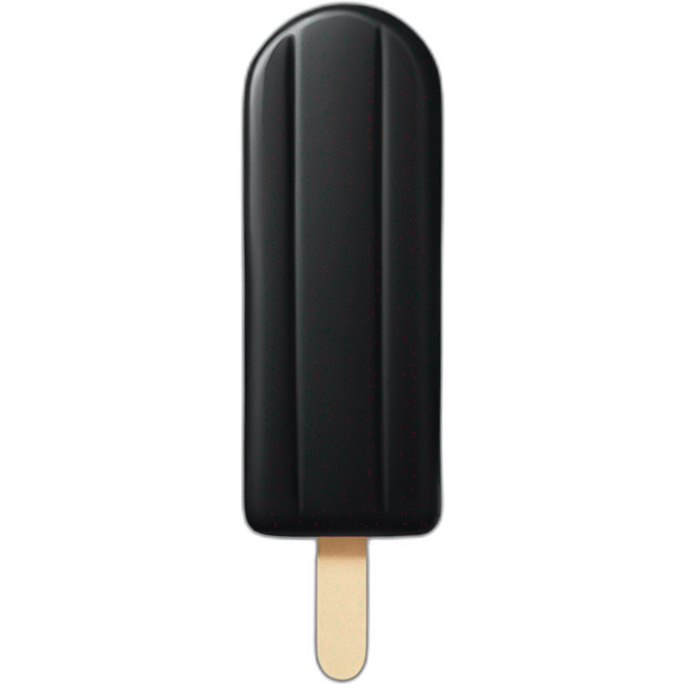 long black popsicle emoji