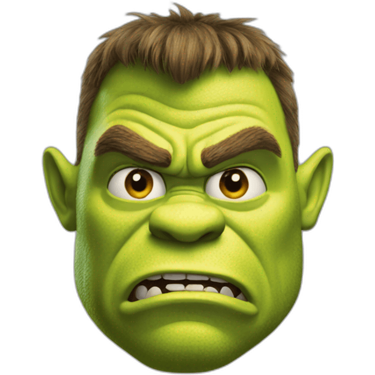 angry shrek emoji