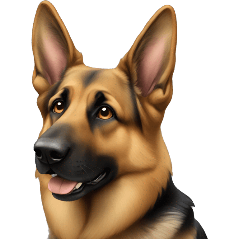 German shepherd  emoji